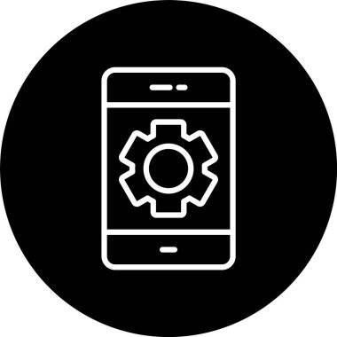 Cep Telefonu Hattı Tersine Çevrilmiş Simge