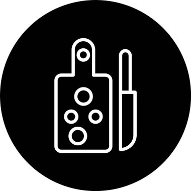 Kesme Tahtası Satırı Tersine Döndürülmüş Simge