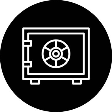 Güvenli Kutu Satırı Tersine Çevrilmiş Simge