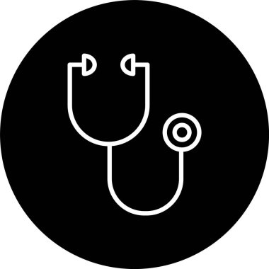 Stetoskop Satırı Tersine Çevrilmiş Simge