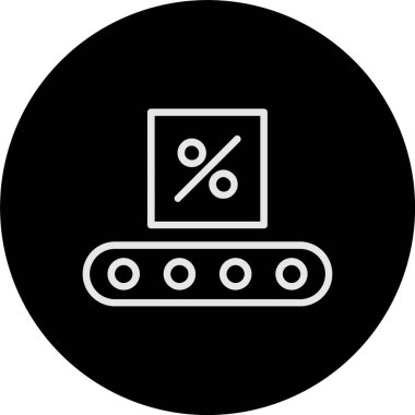 Taşıyıcı Kayış Kutusu Satırı Tersine Çevrilmiş Simge