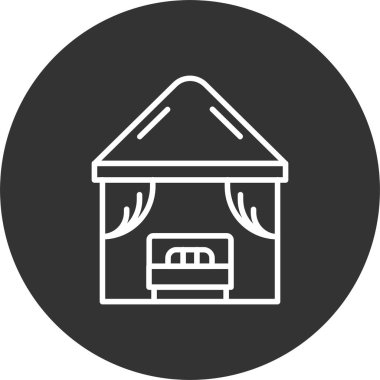 Plaj Kabini Hattı Tersine Çevrilmiş Simge