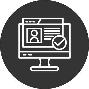 Muhasebeci Satırı Tersine Çevrilmiş Simge