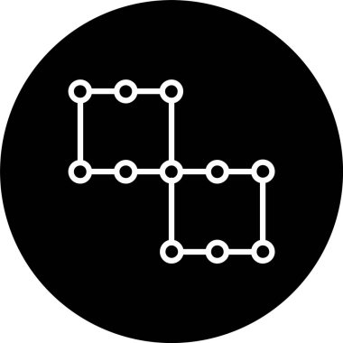 Bağlanan Kutu Satırı Tersine Çevrilmiş Simge