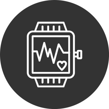 Akıllı Saat Satırı Tersine Çevrilmiş Simge