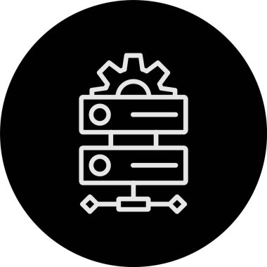 Sunucu Satırı Tersine Çevrilmiş Simge