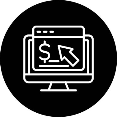 Tıklama Satırına Öde Tersine Çevrilmiş Simge