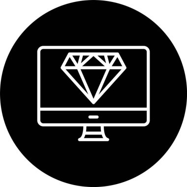 Elmas Satırı Tersine Çevrilmiş Simge