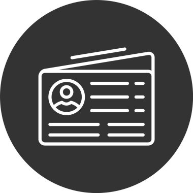 Kartvizit Satırı Tersine Döndürülmüş Simge