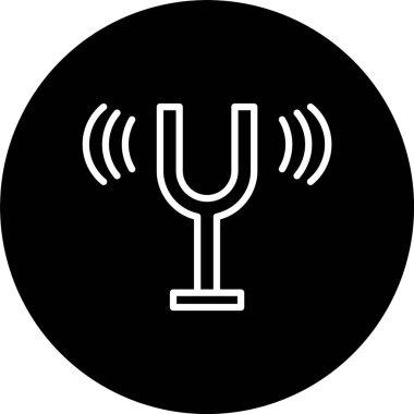 Ses Çatalı Satırı Tersine Çevrilmiş Simge