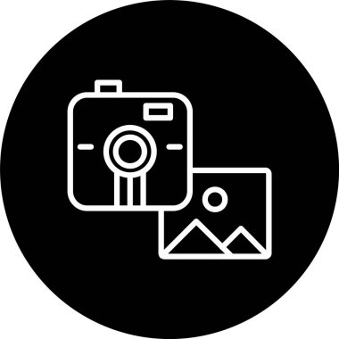 Anında Kamera Hattı Ters Döndürülmüş Simge