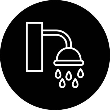 Duş Hattı Tersine Çevrilmiş Simge