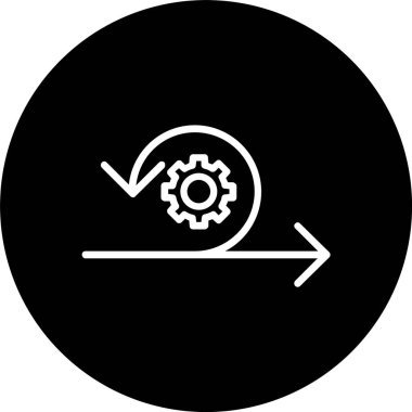 Çevik Satır Tersine Çevrilmiş Simge