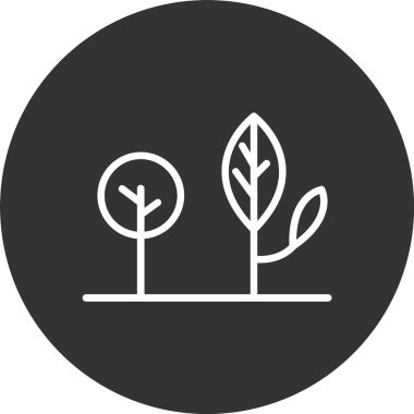 Doğa Çizgisi Tersine Çevrilmiş Simge