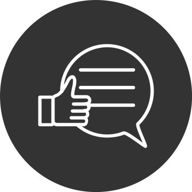 İyi Gözden Geçirme Satırı Tersine Çevirilmiş Simge