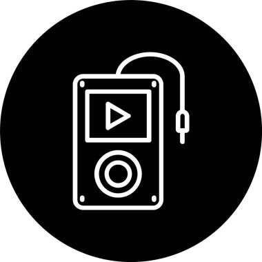 Müzik Oynatıcı Satırı Tersine Çevrilmiş Simge