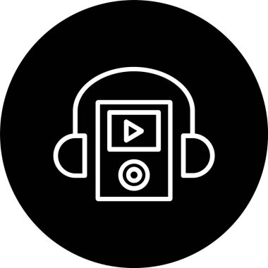 Walkman Satırı Tersine Çevrilmiş Simge