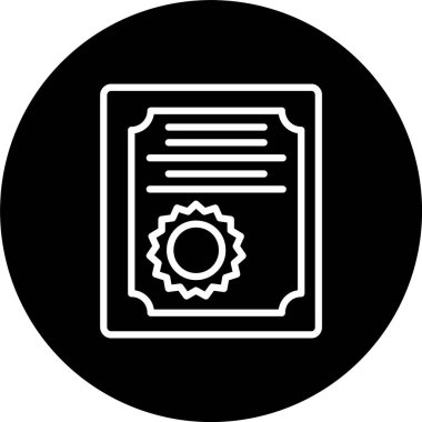 Sertifika Satırı Tersine Döndürülmüş Simge