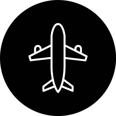 Uçak Hattı Tersine Çevrilmiş Simge