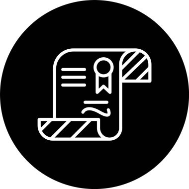 Diploma Satırı Tersine Çevrilmiş Simge