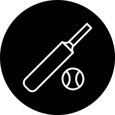 Kriket Çizgisi Tersine Çevrilmiş Simge