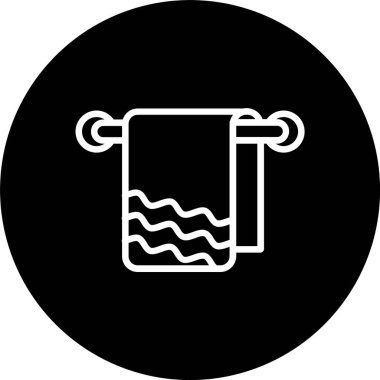 Havlu Satırı Tersine Çevrilmiş Simge