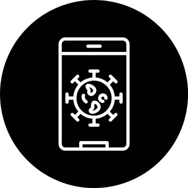 Virüs Hattı Tersine Çevrilmiş Simge