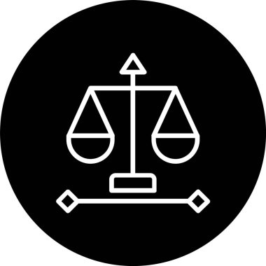 Adalet Satırı Tersine Döndürülmüş Simge