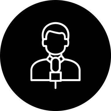 Gazetecilik Satırı Tersine Çevrilmiş Simge