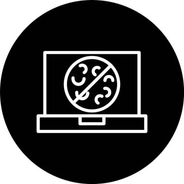 Karşıt Virüs Hattı Tersine Çevrilmiş Simge