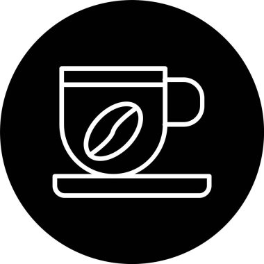 Kahve Hattı Tersine Çevrilmiş Simge