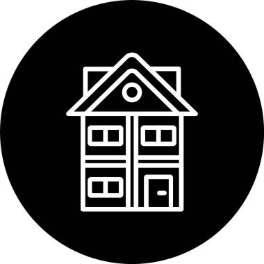 Ev Bekleme Satırı Tersine Çevrilmiş Simge