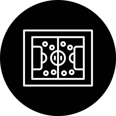 Futbol Sahası Tersine Çevrilmiş Simge