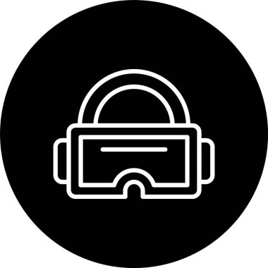 VR Gözlük Satırı Tersine Çevrilmiş Simge