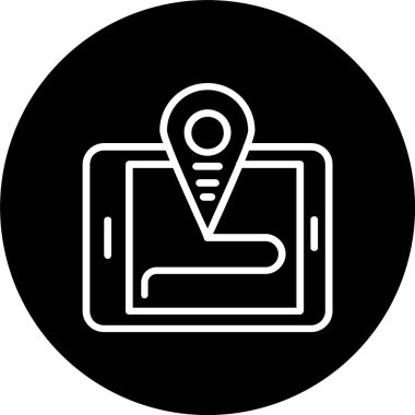 Dijital Göçebe Satırı Tersine Çevrilmiş Simge