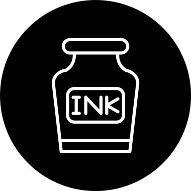 Mürekkep Satırı Tersine Çevrilmiş Simge