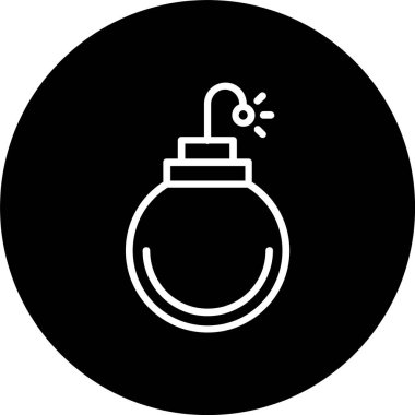 Bomba Patlatma Hattı Tersine Çevrilmiş Simge