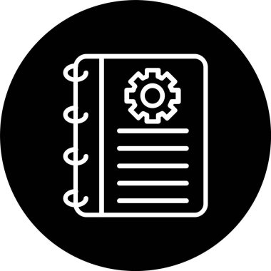 Not Defteri Satırı Tersine Çevrilmiş Simge