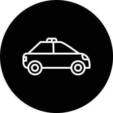 Polis Araç Hattı Tersine Çevrilmiş Simge