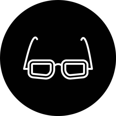 Gözlük Çizgisi Tersine Çevrilmiş Simge