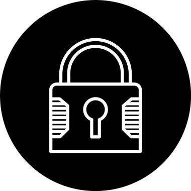 Asma kilit Satırı Tersine Çevrilmiş Simge