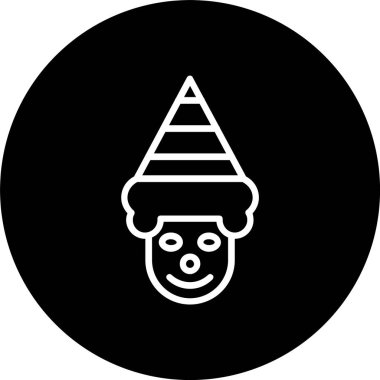 Palyaço Satırı Tersine Çevrilmiş Simge