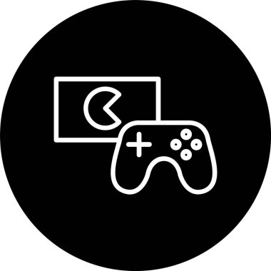 Oyun Konsolu Satırı Tersine Çevrilmiş Simge