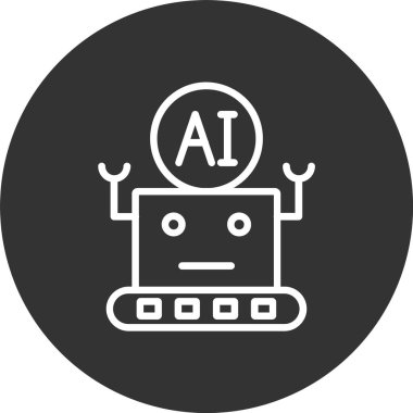 AI Satır Tersine Döndürülmüş Simge