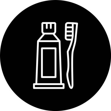 Diş fırçası diş macunu Çizgisi Ters Simge