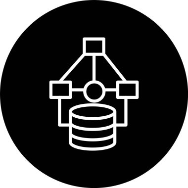 Veri Modelleme Satırı Tersine Çevrilmiş Simge