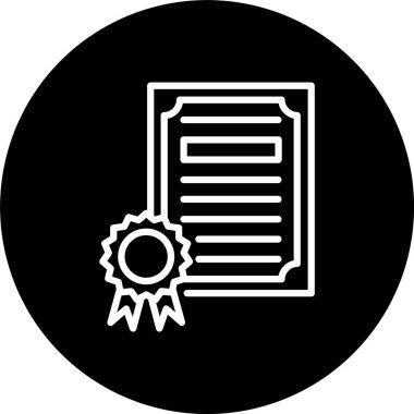 Sertifika Satırı Tersine Döndürülmüş Simge