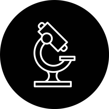 Mikroskop Satırı Tersine Çevrilmiş Simge