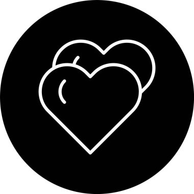 Kalp Çizgisi Tersine Çevrilmiş Simge