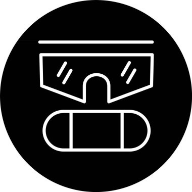 Kimyasal Koruma Hattı Tersine Çevrilmiş Simge